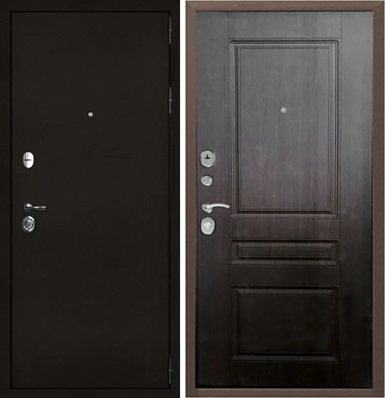 Входная дверь Страж К3 Классика "БРОНЯ" 100 Антик медь / Венге