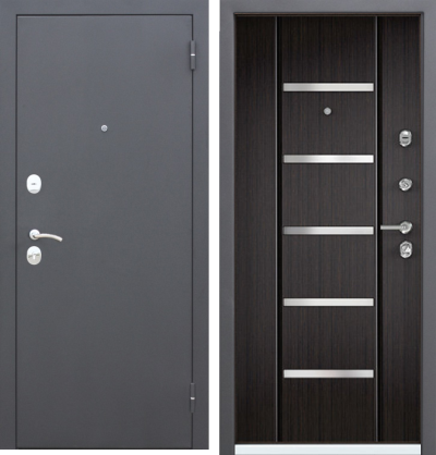 Входная дверь ДМ3 Черный муар/ №12