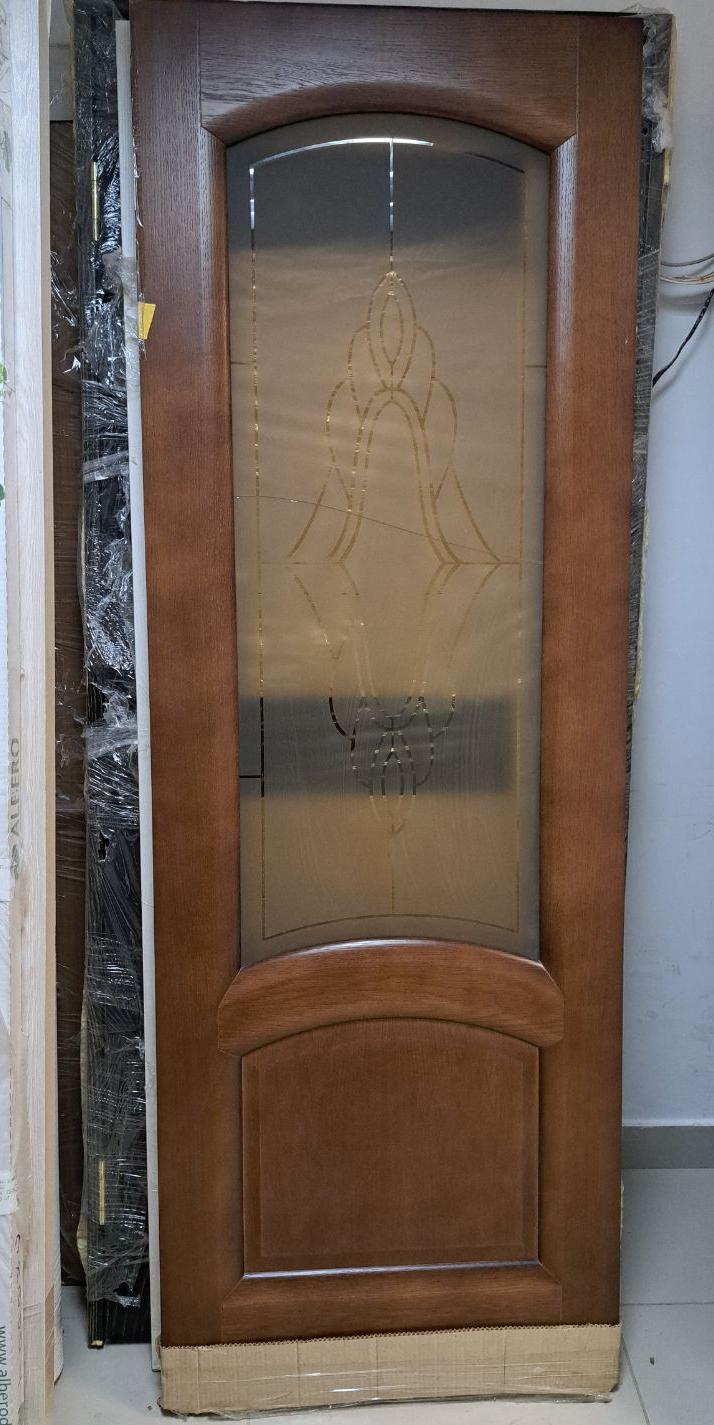 Дверное полотно Ситидорс ДО 700×2000 Дуб тёмный.