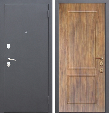 Входная дверь ДМ4 Черный муар/ ФЛ-116