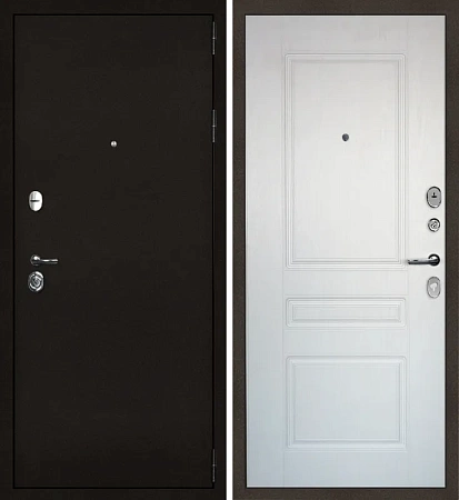 Входная дверь Страж К3 Классика "БРОНЯ" 100 Антик медь / Белый ясень